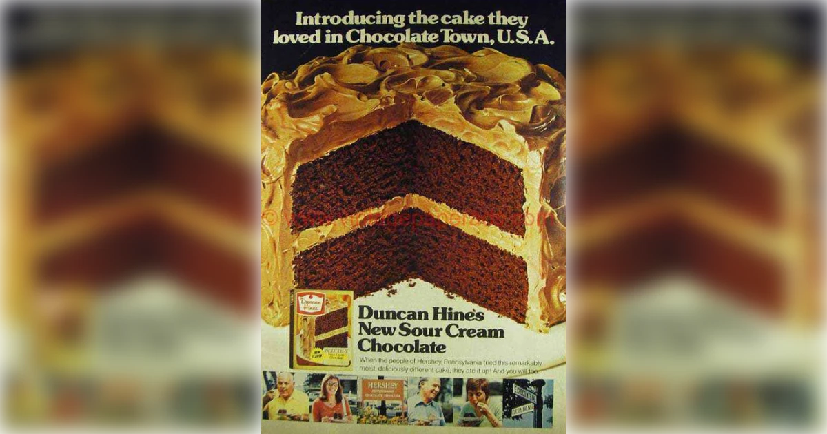 Duncan Hines Sour Cream Chocolate Cake Mix