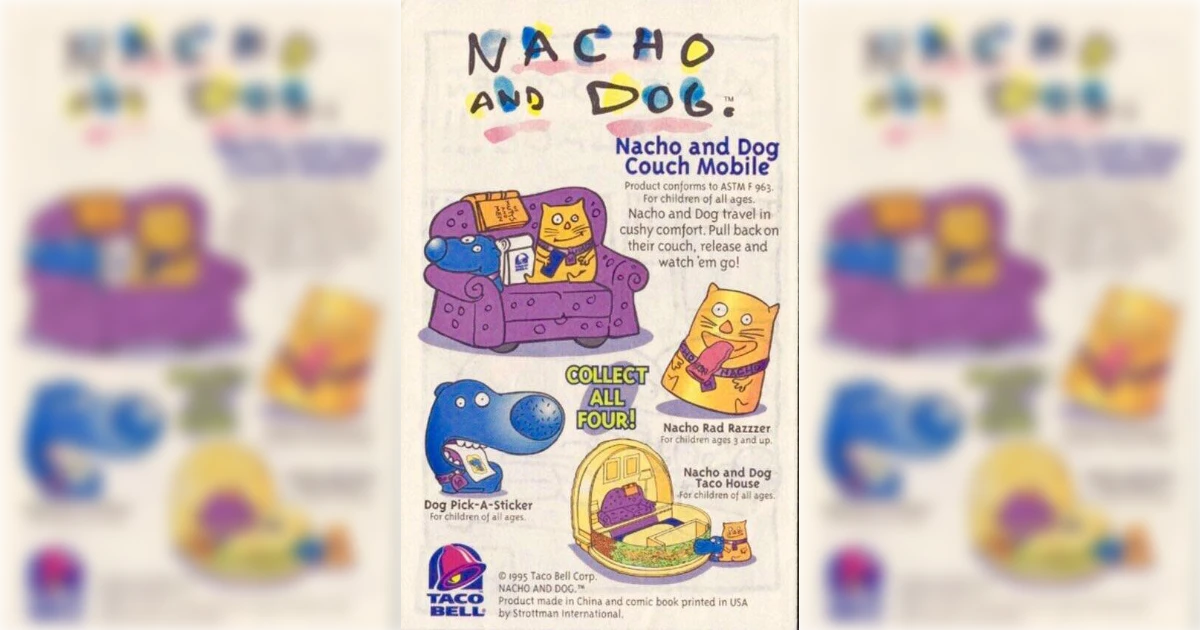 NACHO AND DOG Taco Bell