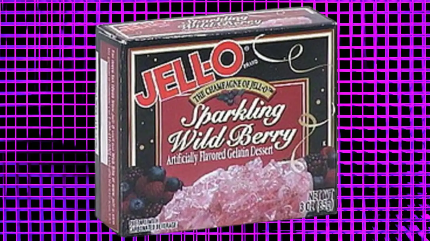 Sparkling Wild Berry Jell O