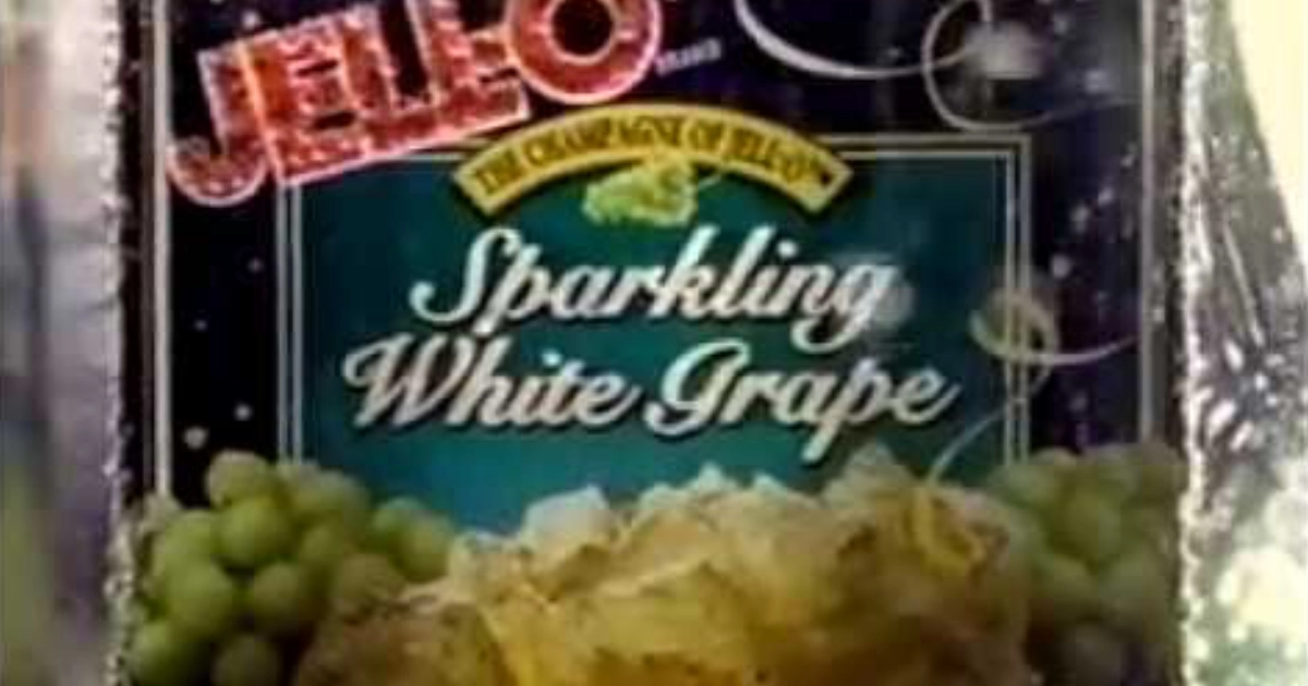 Sparkling White Grape Jell O