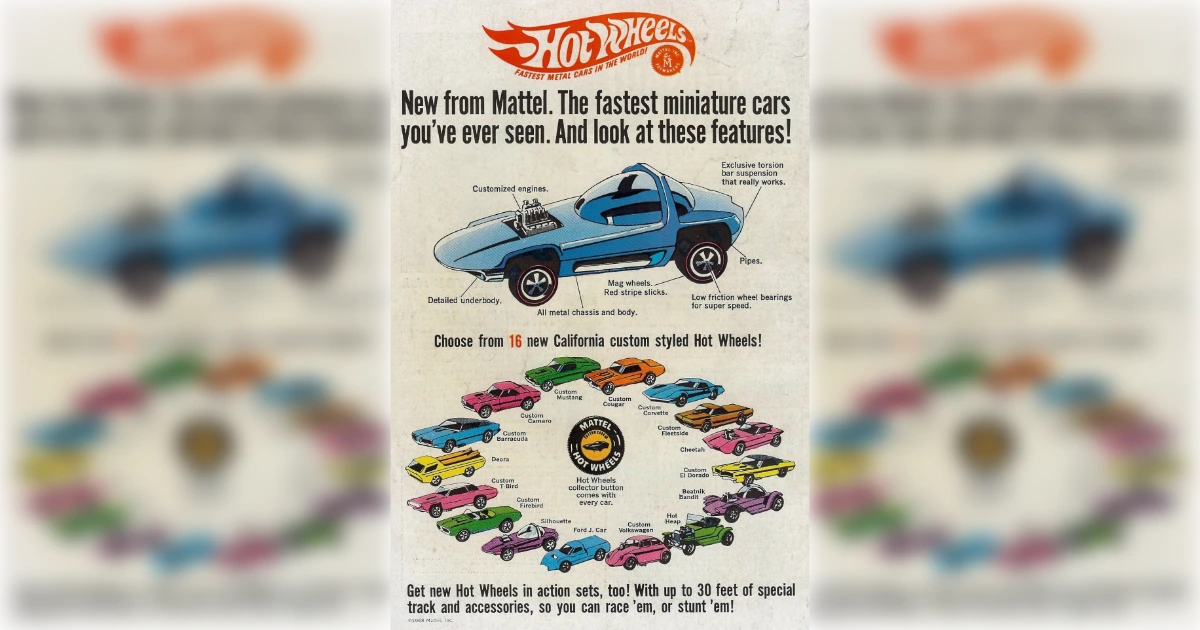 Mattel Hottest Metal Cars In The World Hot Wheels