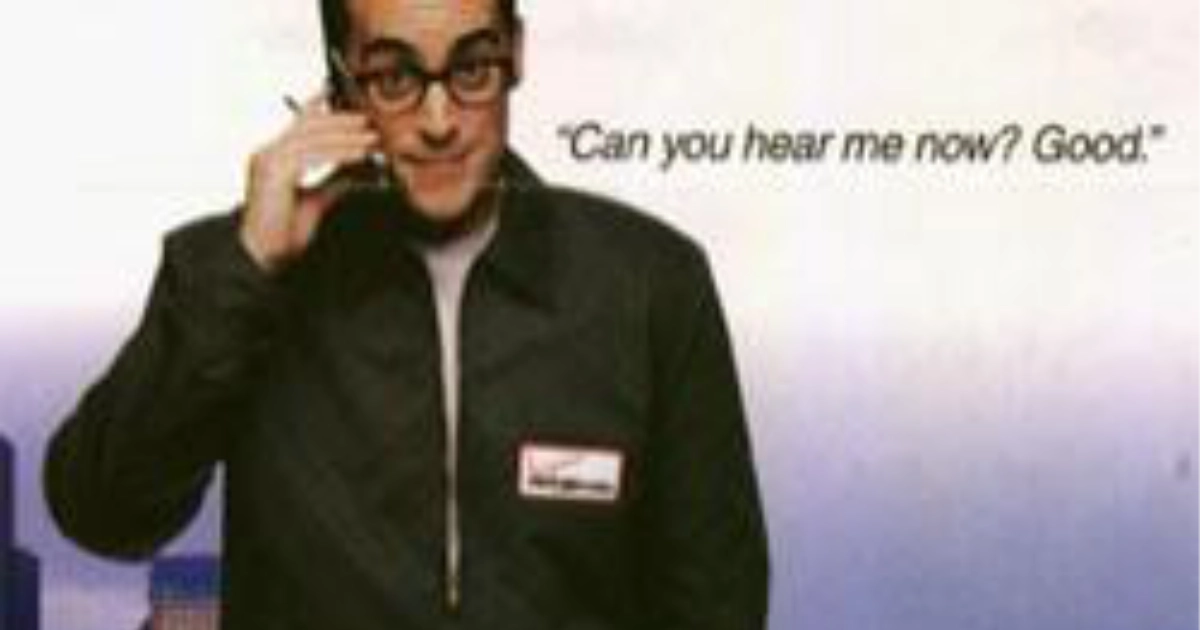 Verizon Can You Hear Me Now Verizon