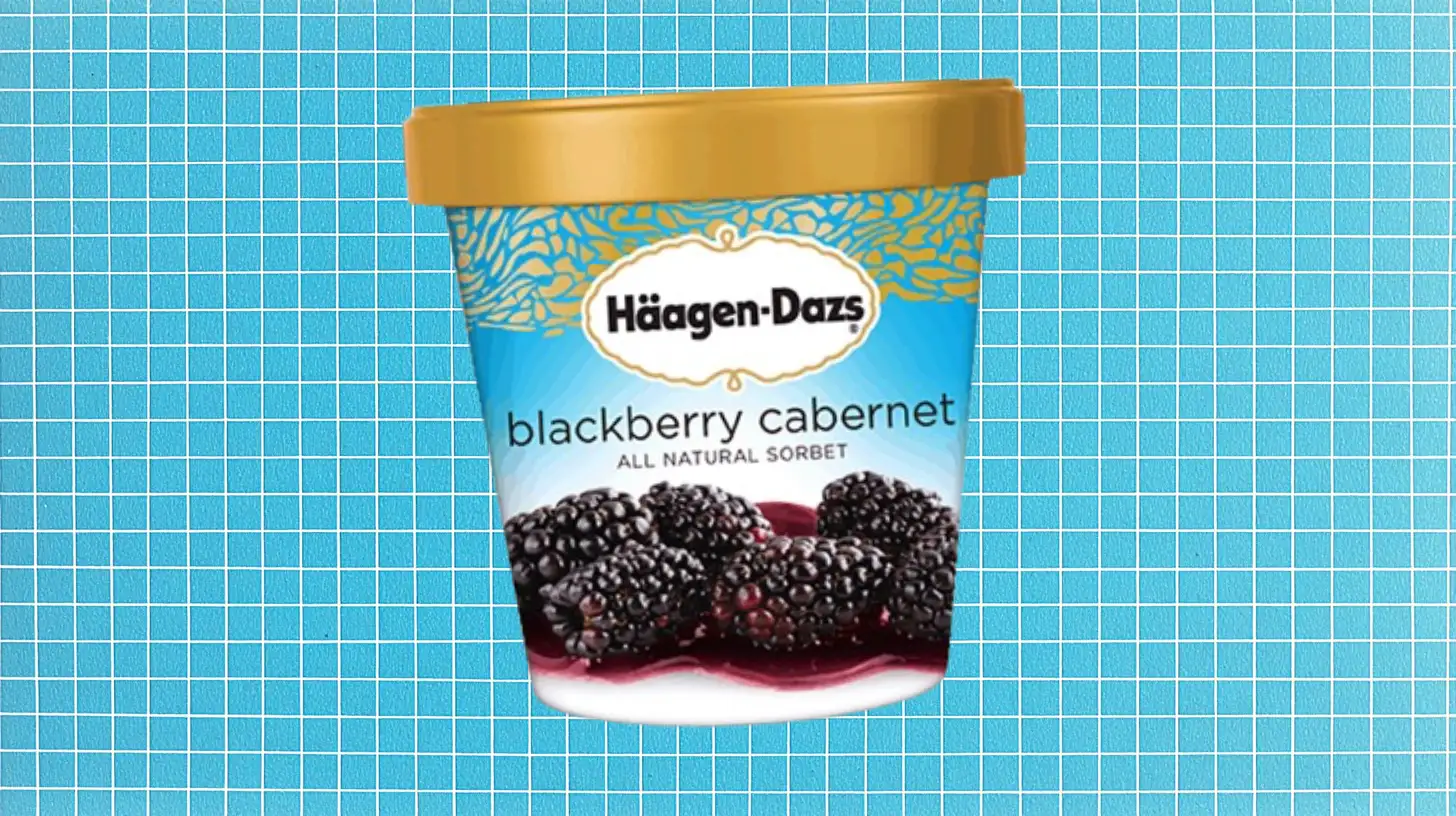 Blackberry Cabernet Sorbet