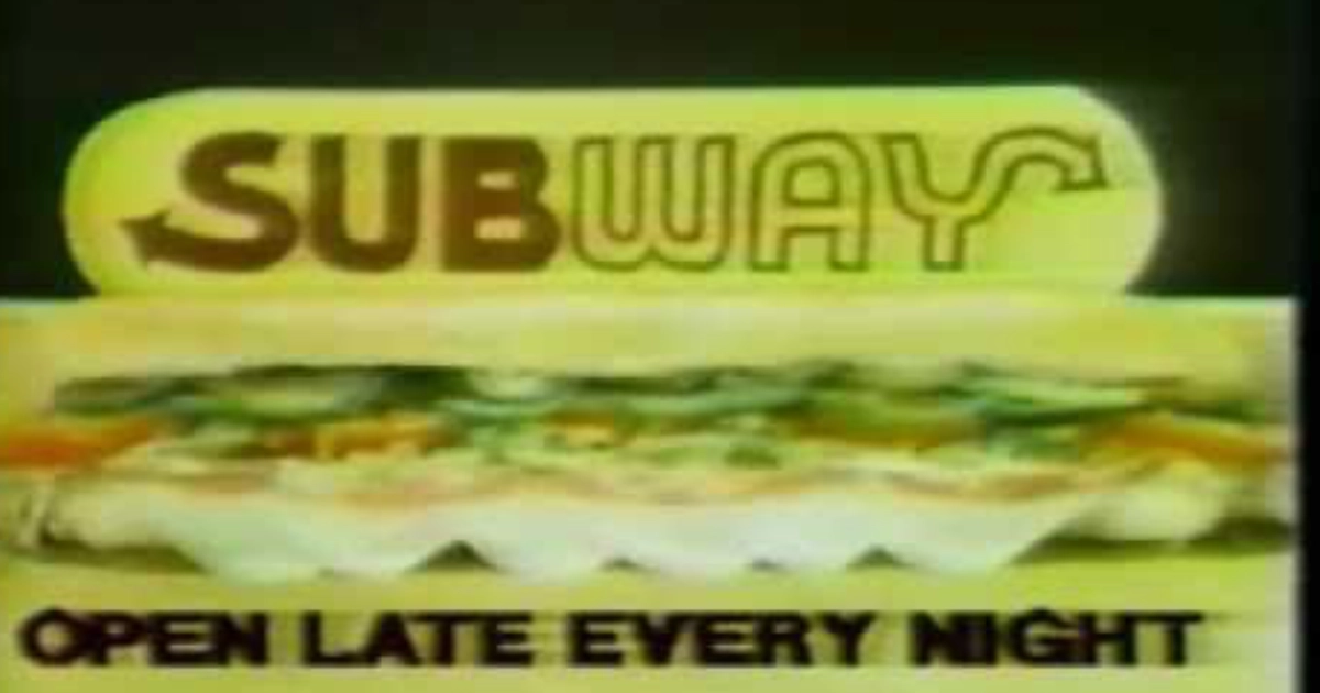 Subway Subway Vintage Ad