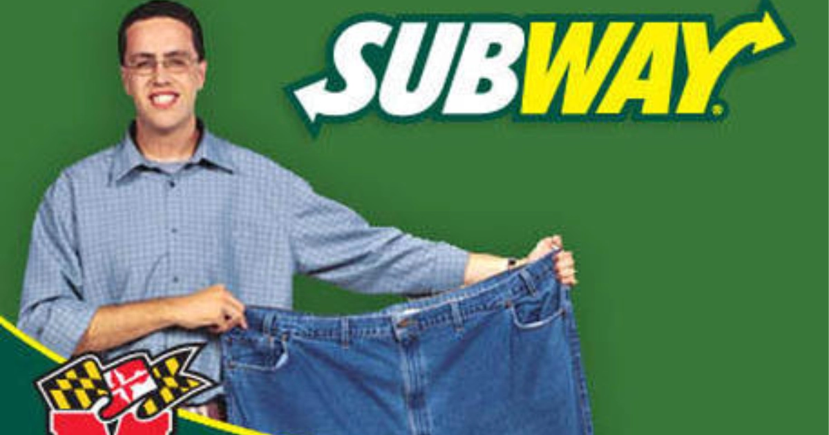 Subway Jared Fogle Subway Ad