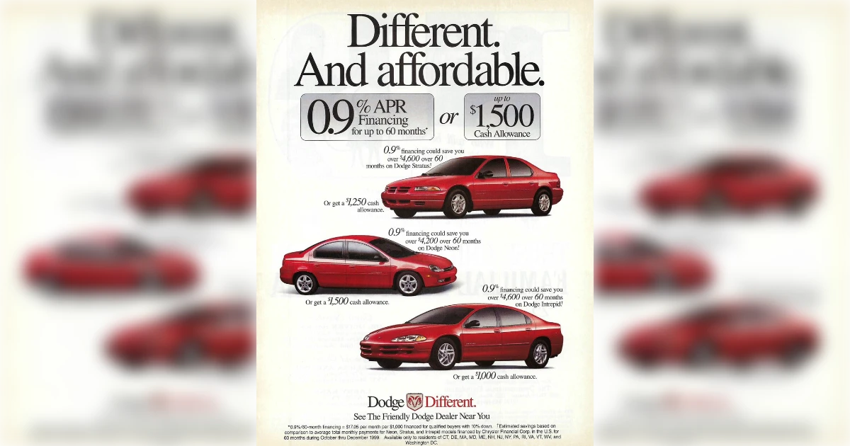 Dodge Dodge. Different.
