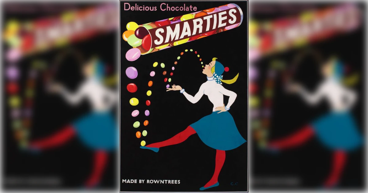 Smarties Vintage Ad