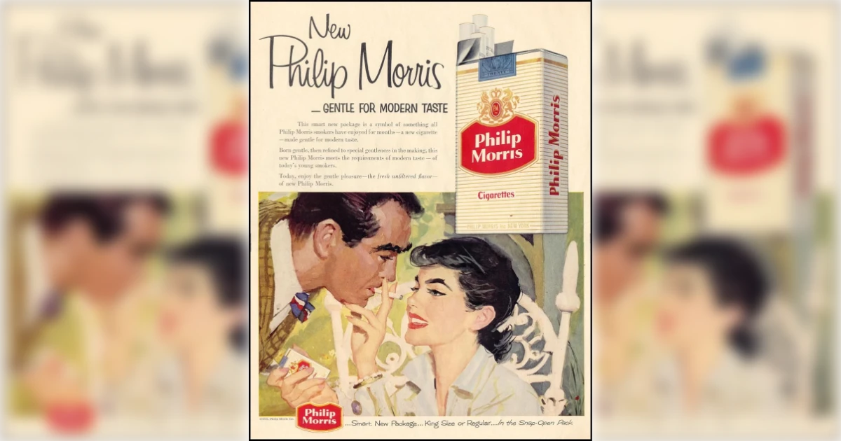 Philip Morris Philip Morris Vintage Ad