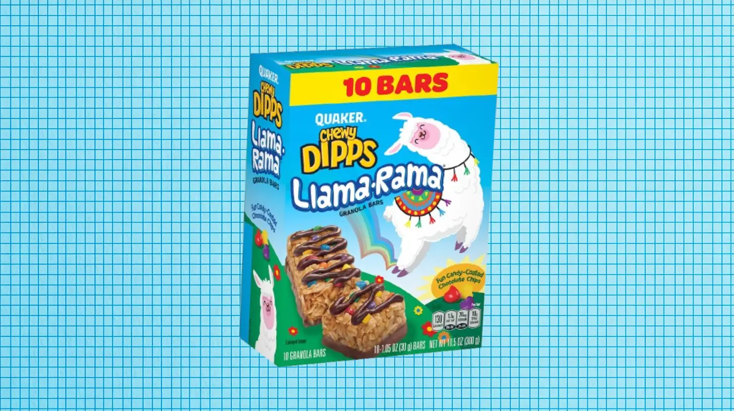 Quaker Chewy Dipps Llama Rama Granola Bars