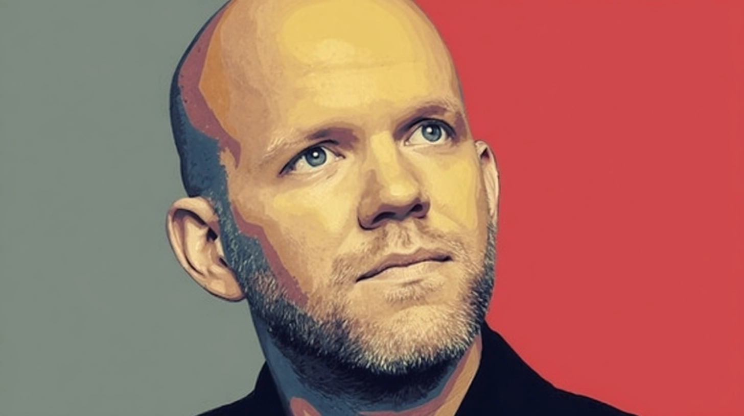 Daniel Ek portrait © History Oasis Pop-art portrait of Daniel Ek, Spotify co-founder and CEO