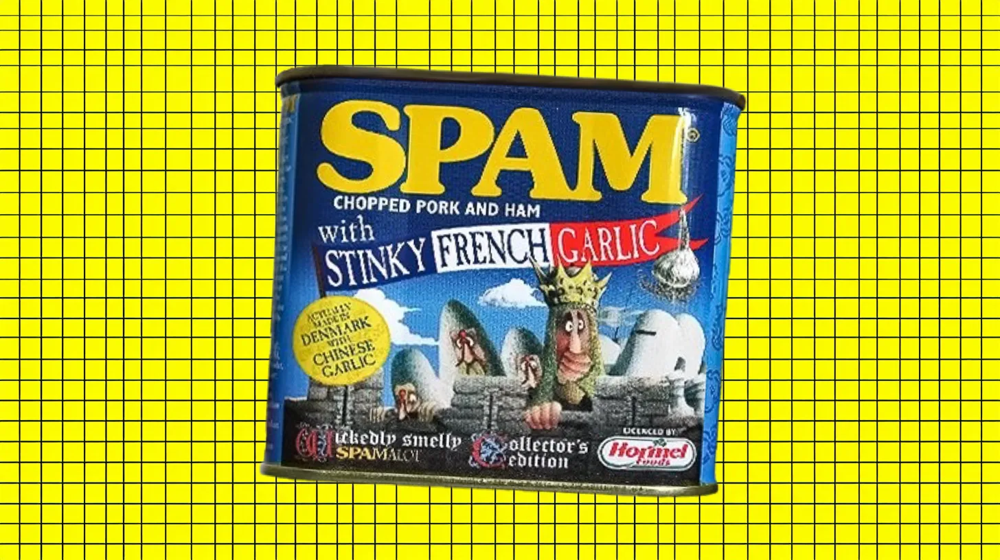 Spam With Stinky French Garlic