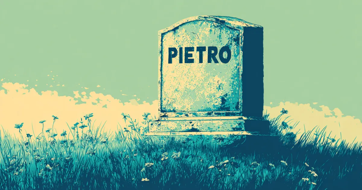 Tombstone Of Pietro Ferrero