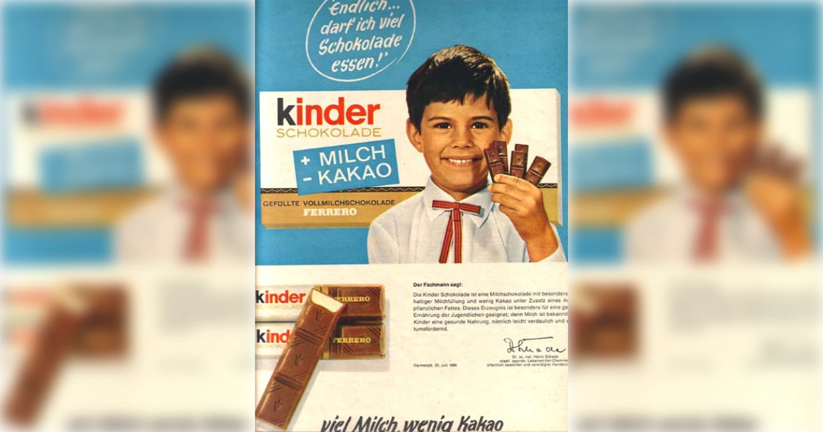 Kinder Chocolate Ad