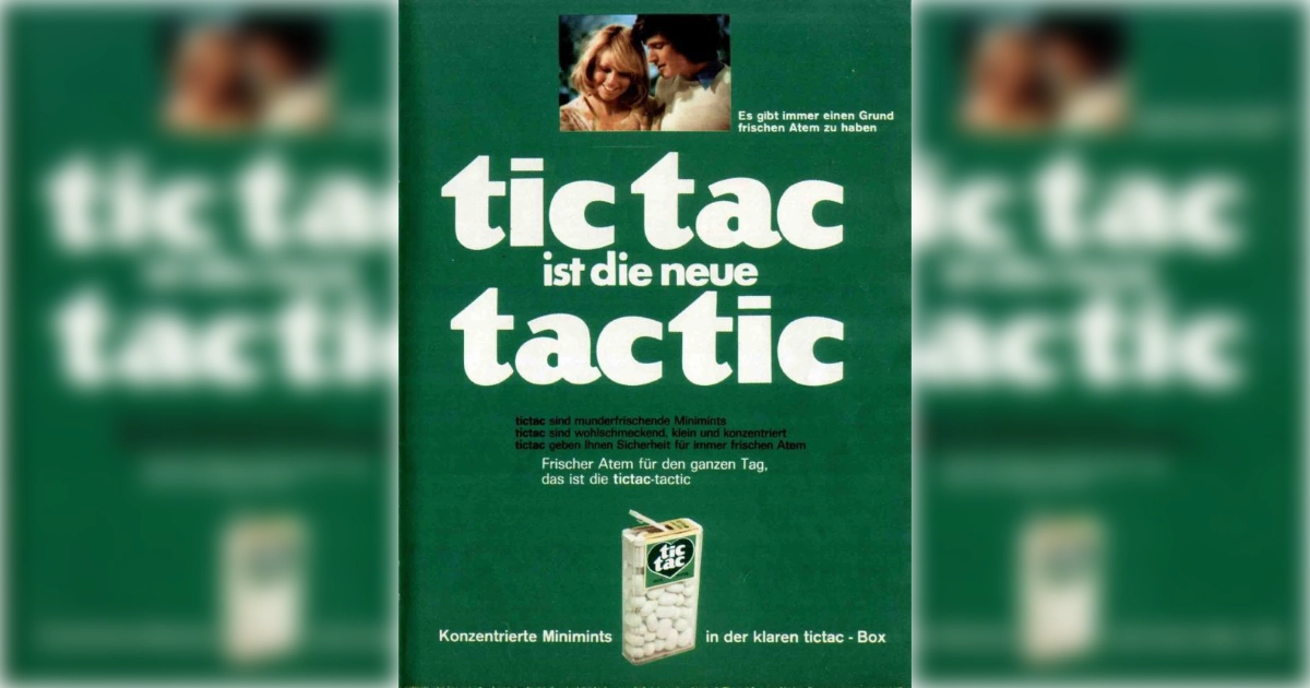 Tic Tac Vintage Ad