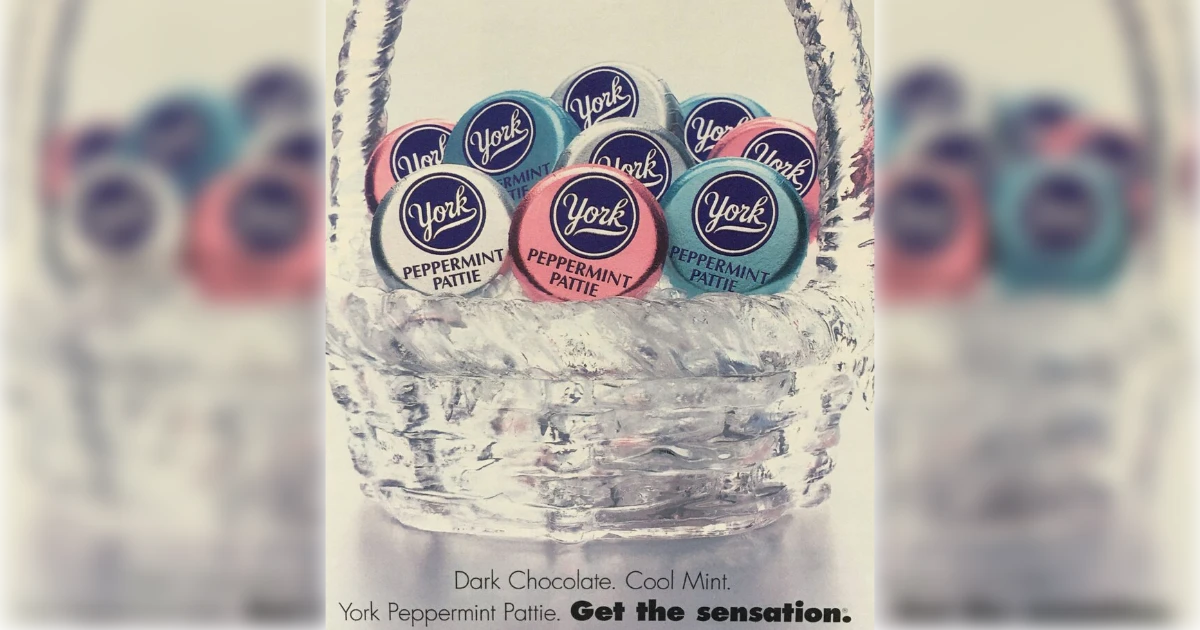 History Of Peppermint Candy Vintage Ad