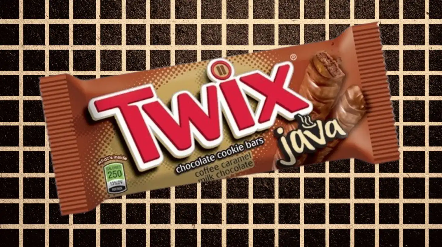 Mars, Inc. Twix Java coffee caramel cookie bars in a tan wrapper