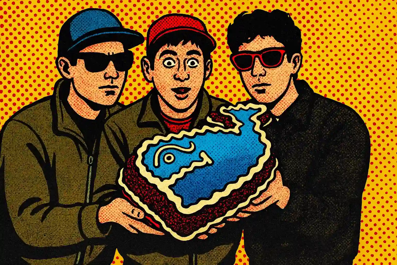 © History Oasis The Bestie Boys And Fudgie The Whale