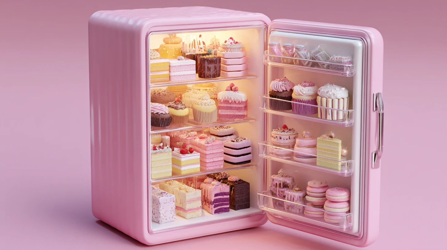 © History Oasis Freezer Full Of Carvel Cakes