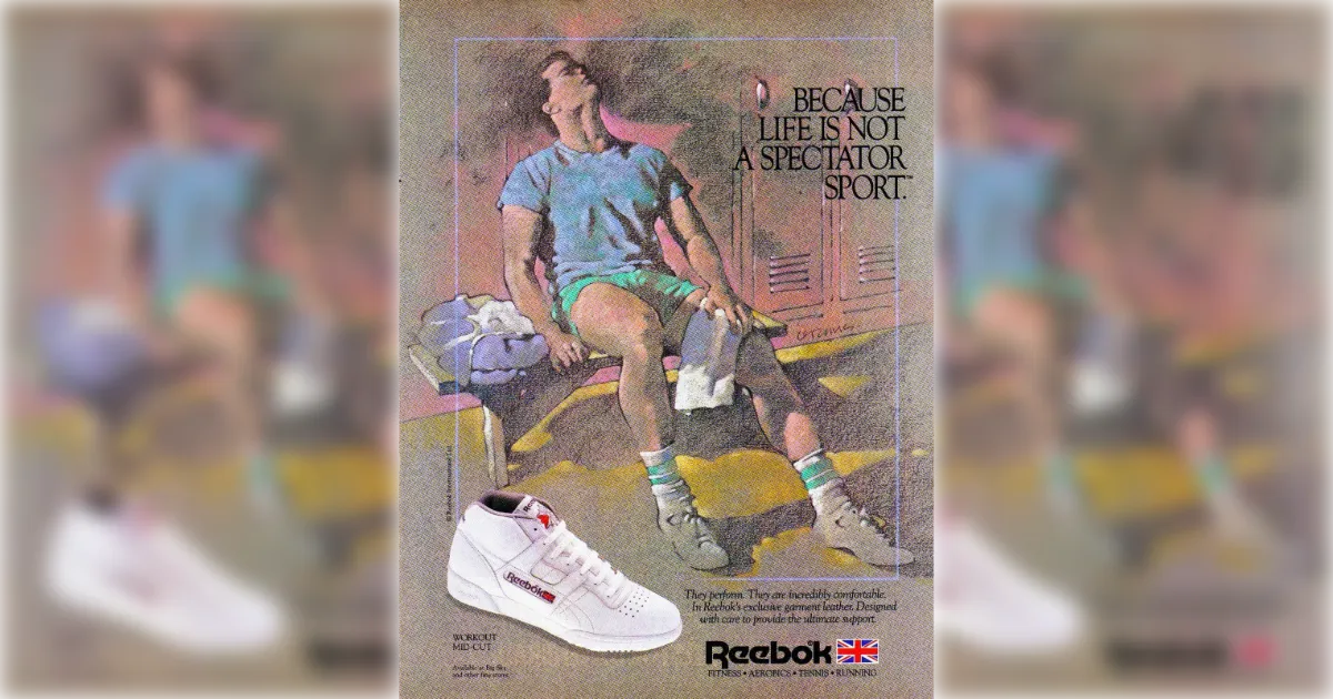 Life Is Not A Spectator Sport Reebok Slogan