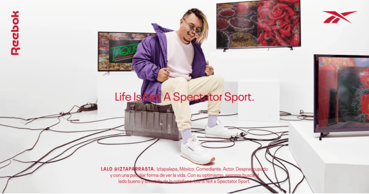 Reebok Life Is Not A Spectator Sport Reebok Slogan