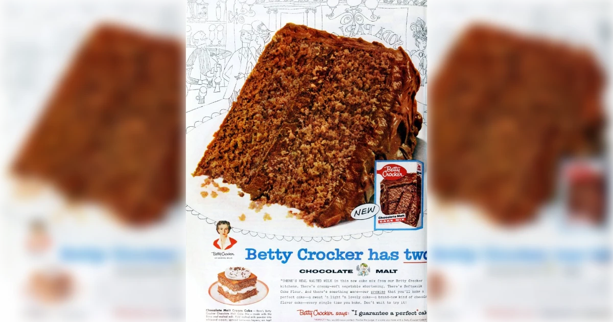 Betty Crocker Chocolate Malt Cake Mix Betty Crocker