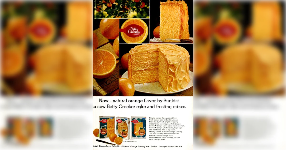 Betty Crocker Sunkist Orange Cake Mix Betty Crocker