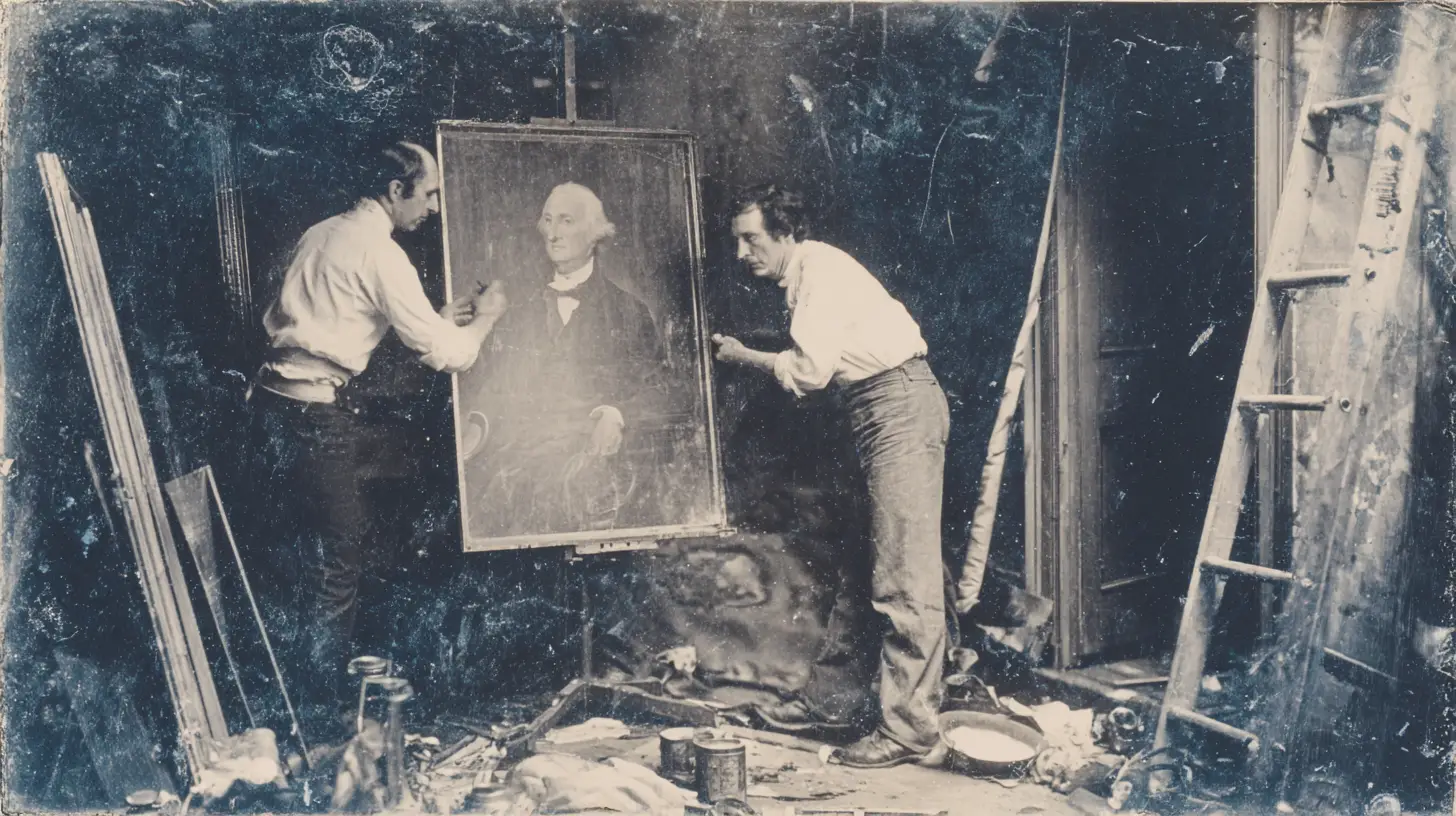 Saving Gilbert Stuarts portrait of George Washington © History Oasis DOLLEY MADISON DIDN T ACTUALLY SAVE THAT GEORGE WASHINGTON PAINTING