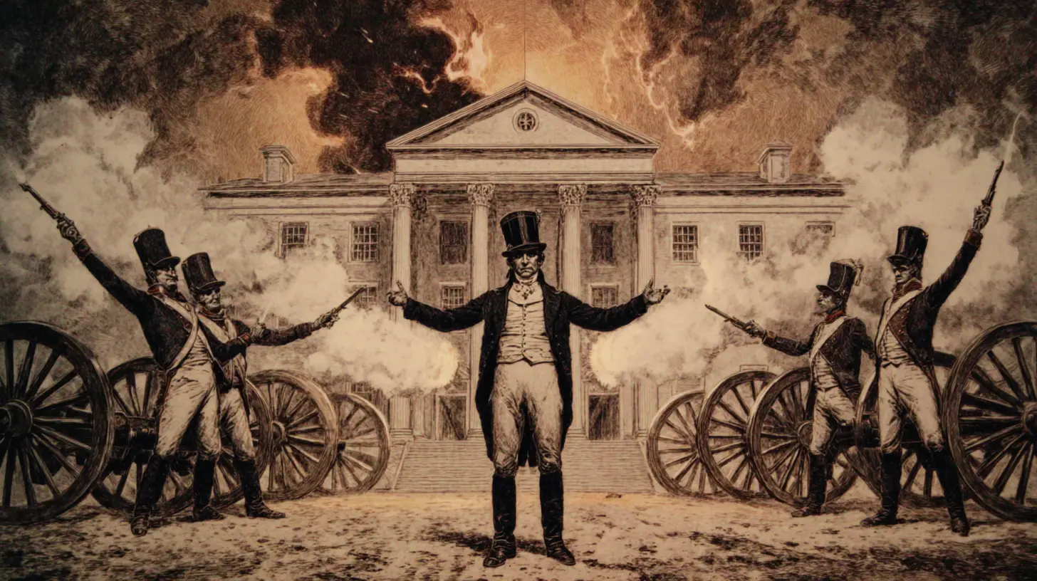 William Thornton saving the patent office © History Oasis ONE MAN SAVED THE PATENT OFFICE WITH A SPEECH WAR OF 1812
