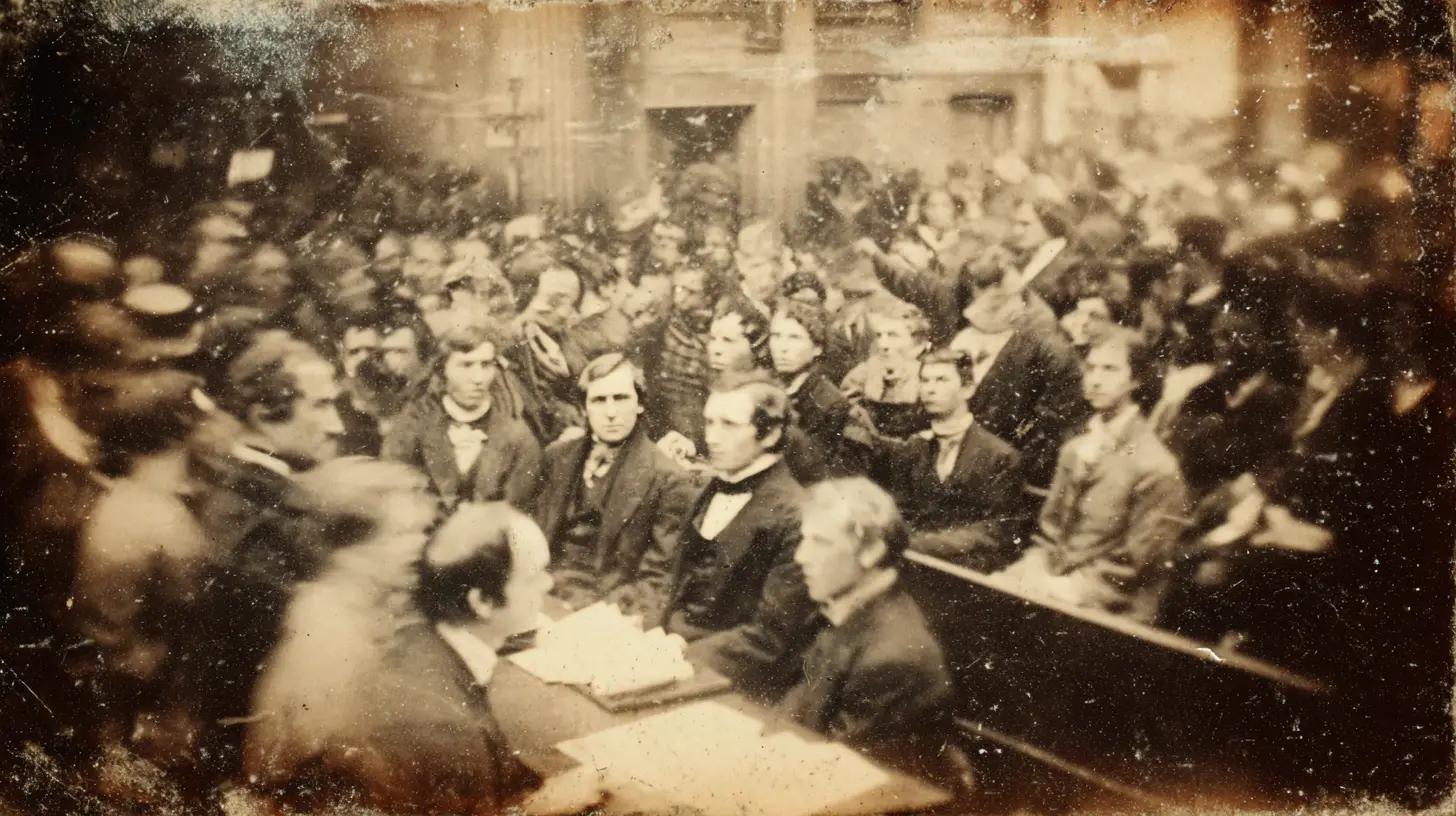 Congress meeting in the Patent Office © History Oasis CONGRESS MET IN A HOTEL FOR MONTHS War Of 1812