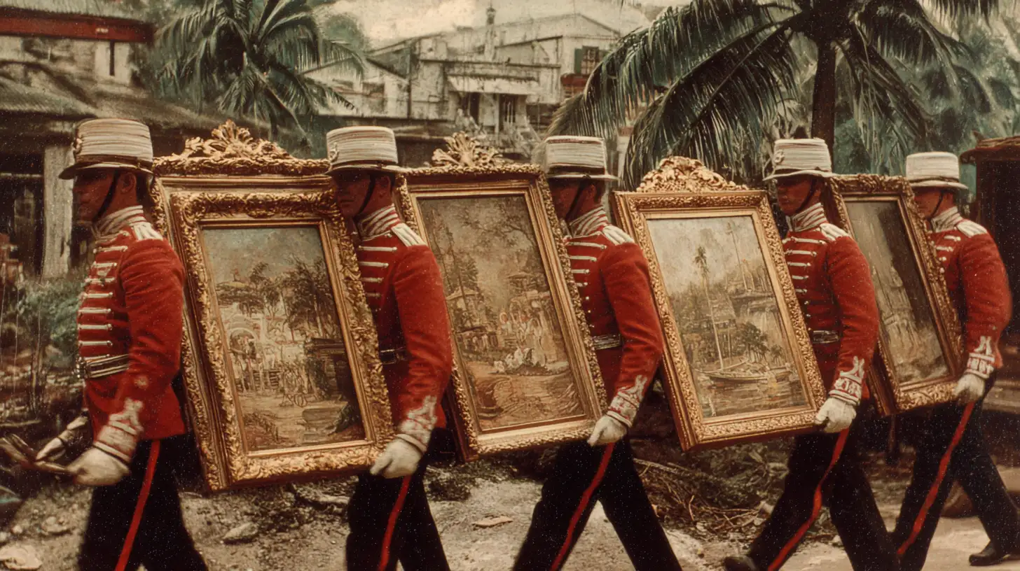 Bermuda's stolen portraits © History Oasis BERMUDA STILL HAS STOLEN PORTRAITS FROM THE WAR OF 1812
