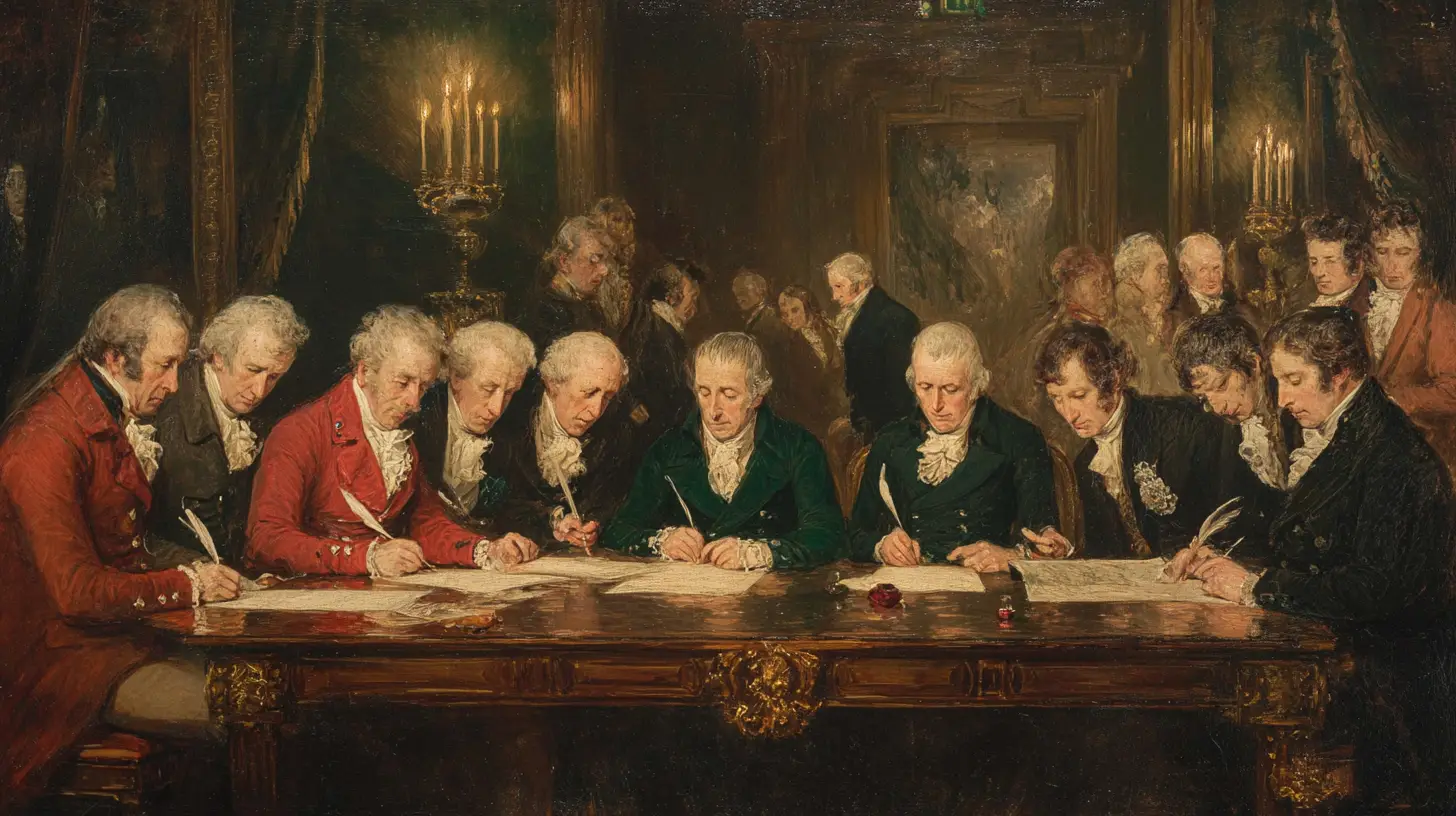 The Treaty of Ghent © History Oasis The Treaty Of Ghent