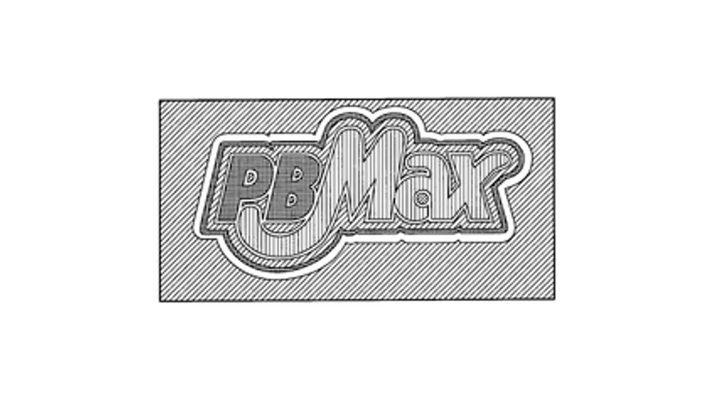 PB Max logo from Mars' 1986 USPTO trademark drawing