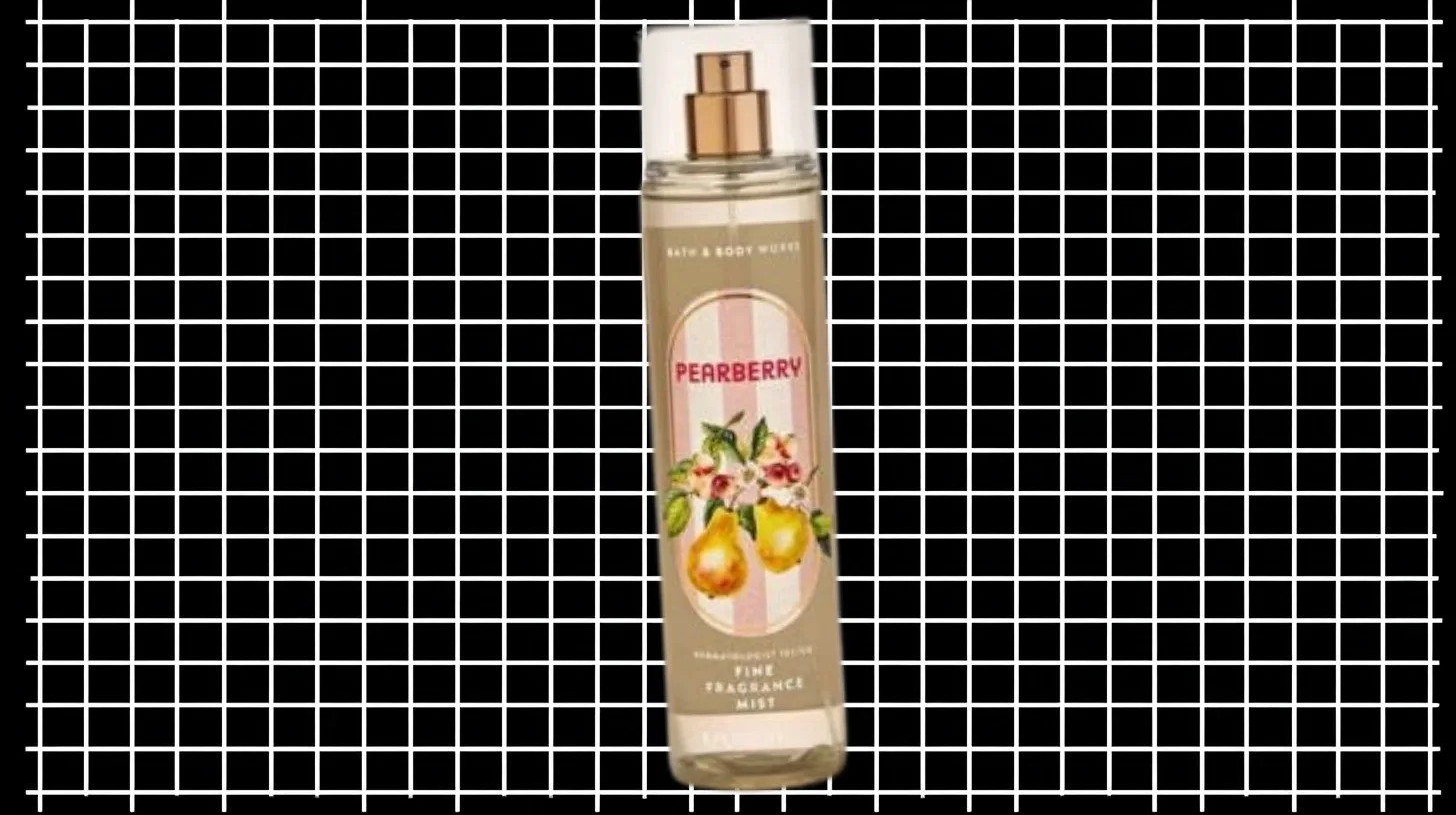 Discontinued Bath and Body Works Pearberry fragrance mist in 2026 revival packaging
