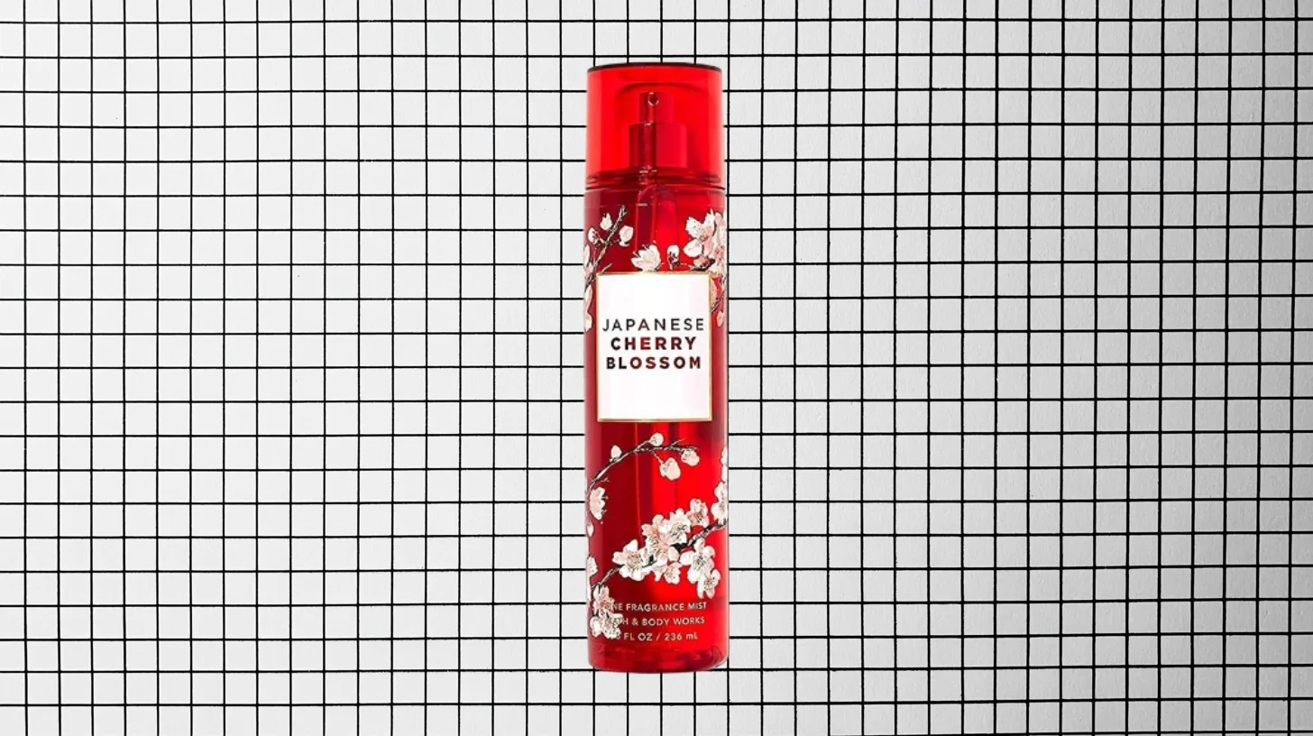 Japanese Cherry Blossom fine fragrance mist bottle from Bath and Body Works