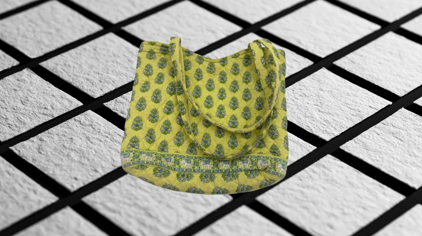Blue Citrus pattern — Vera Bradley Discontinued Vera Bradley quilted shoulder bag with elephant border print