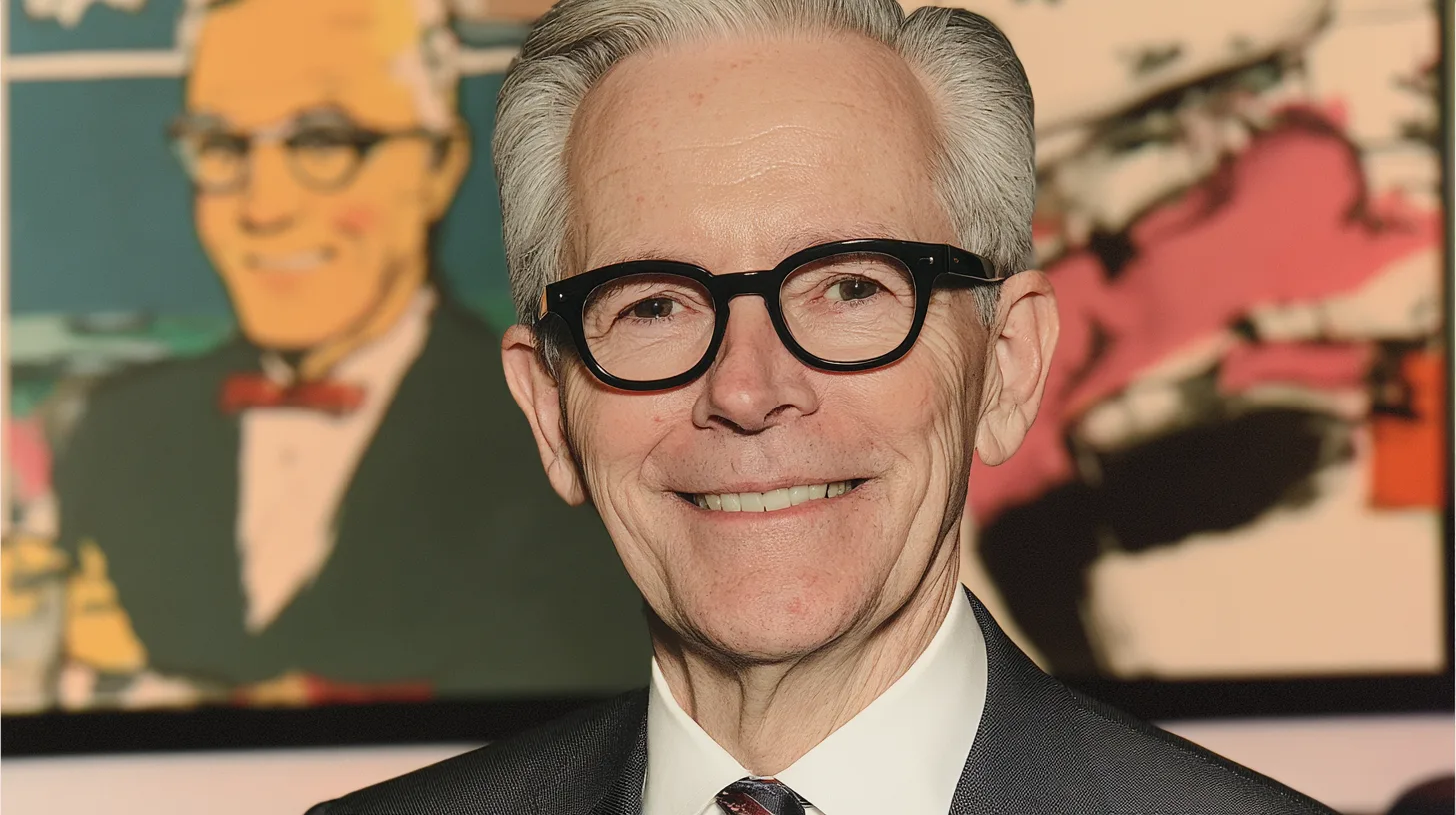 Bob Wright, the former Potbelly chief who returned to run Wendy’s in 2026 © History Oasis Bob Wright, Wendy’s president and CEO since May 2026, smiling in black-rimmed glasses in front of pop-art Wendy’s posters