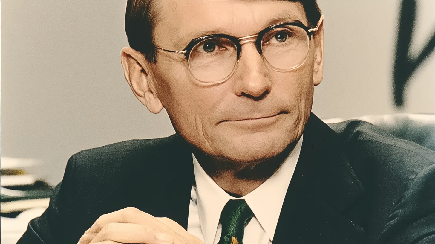Robert L. Barney, who ran Wendy’s through “Where’s the Beef?” and its first billion-dollar year © History Oasis Robert L. Barney, Wendy’s chairman and CEO from 1980 to 1989, in a 1980s-style executive portrait with wire glasses and a green tie